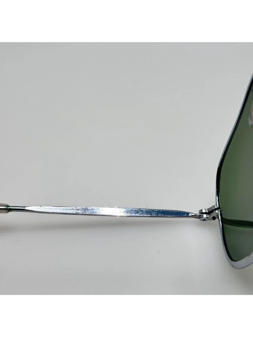 Unbranded Sunglasses 4-W Taiwan Silver Vintage Glass Lenses